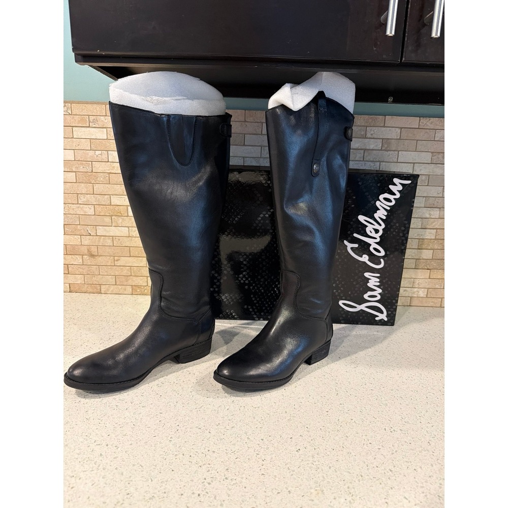 Sam Edelman Penny 2 Leather Riding Boots Women‎ Knee High